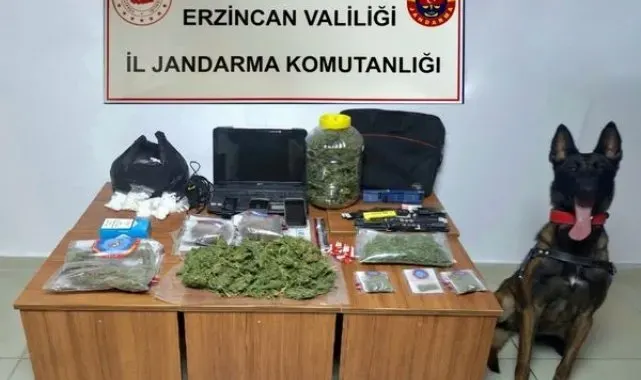 Jandarma ekipleri Erzincan'da uyuşturucuya geçit vermiyor
