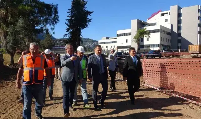 Vali Akbıyık Marmaris'te kamu yatırımlarını yerinde inceledi