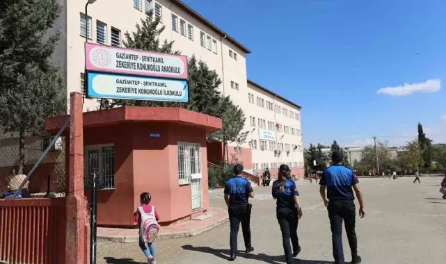 Şehitkamil'den okul önlerinde sıkı denetim