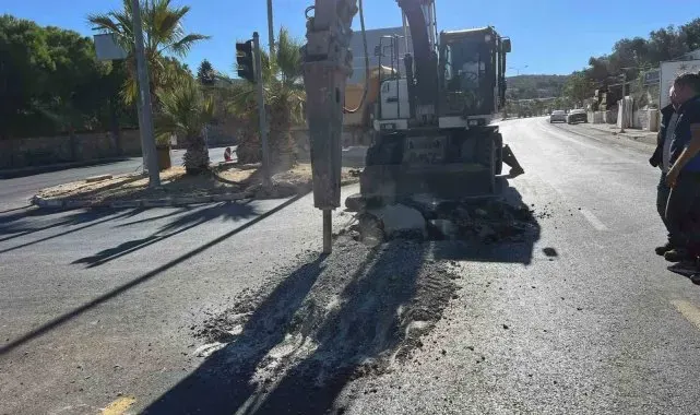 Sürekli patlayan Bodrum'un ana içme suyu hatlarında yenileme başladı