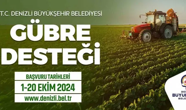 Denizli'de gübre desteği müracaat süresi uzatıldı