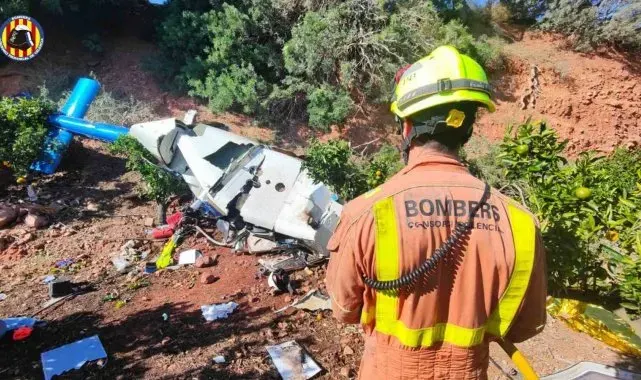 İspanya'da helikopter yüksek gerilim hattına çarptı: 3 ölü
