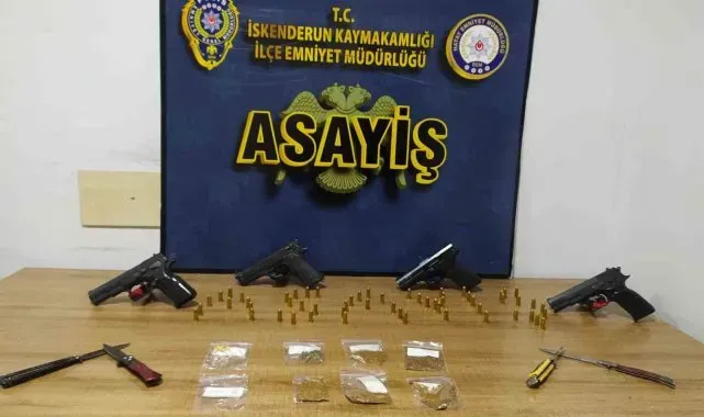 İskenderun'da 27 şüpheli şahıs yakalandı