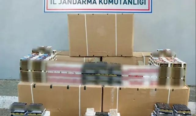 Germencik'te 300 kilo kaçak tütün ele geçirildi