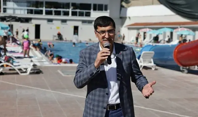 Ilıca'da 'açık hava havuz sezonuna veda' programı