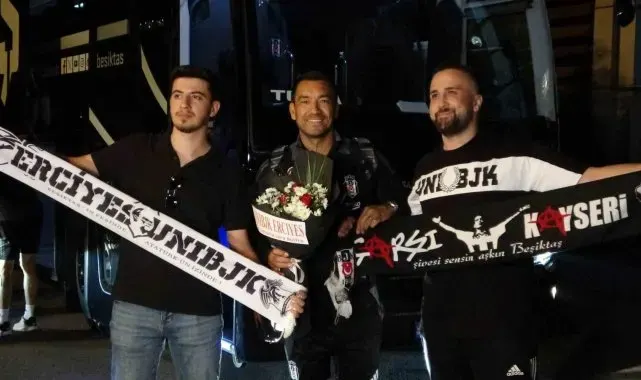 Beşiktaş kafilesi Kayseri'de