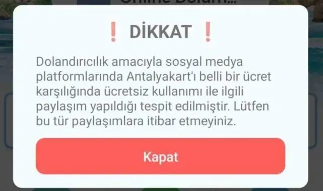 Dolandırıcıların yeni hedefi ulaşım kartları