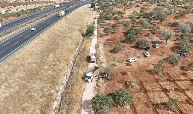 Yığınlı Mahallesi arazi yoluna kavuştu