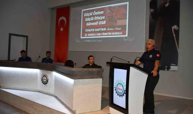 Denizli OSB Müdürü Taş; "İtfaiyecilerimiz toplumun güven kaynağıdır"