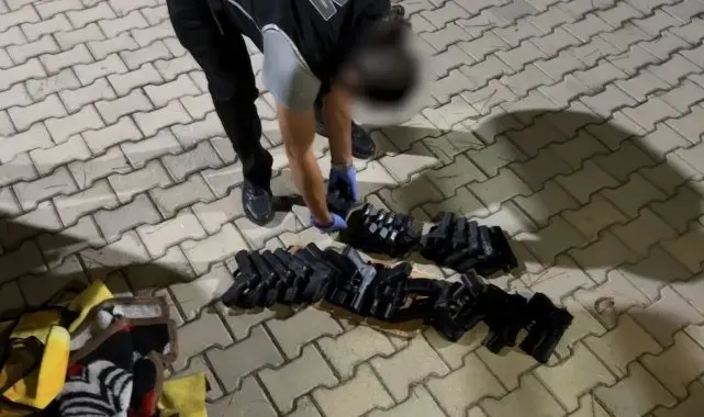Isparta'da kaçak 30 adet tabanca ve 30 adet şarjör ele geçirildi