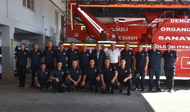 Denizli OSB Yönetiminden OSB İtfaiye Müdürlüğüne tebrik ziyareti