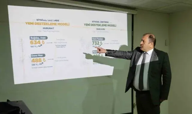 Refahiye'de çiftçilere yönelik bilgilendirme toplantısı yapıldı