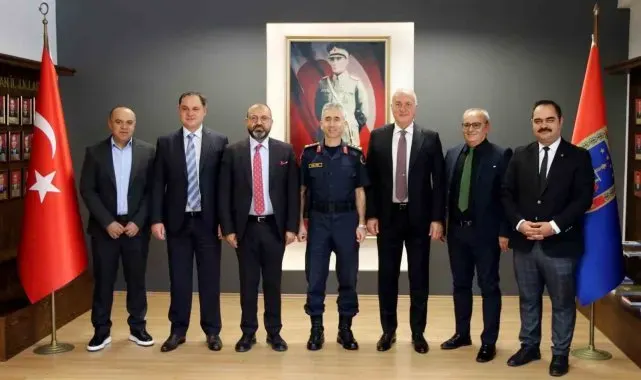 Kütahya OSB yönetiminden Emniyet Müdürü Osman Elbir'e 'hayırlı olsun' ziyareti
