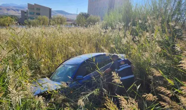 Van'da otomobil kontrolden çıktı: 3 yaralı
