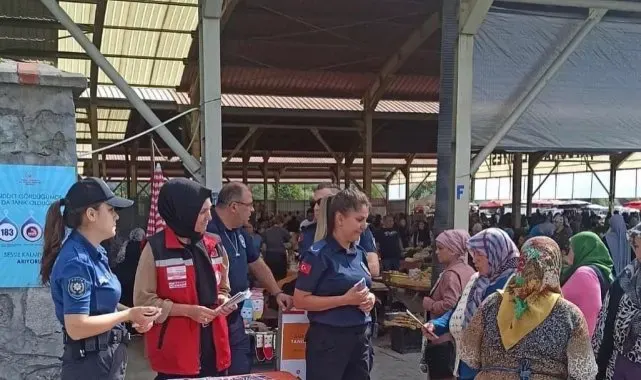 Çaycuma'da kadınlara yönelik şiddetle mücadelede bilgilendirme çalışması