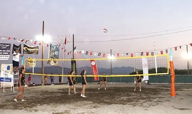 Köyceğiz'de 5. Geleneksel Ulusal Plaj Voleybolu Turnuvası başlıyor
