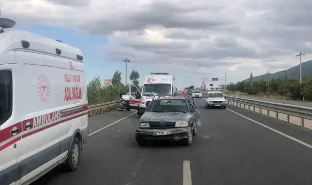 Konya'da 2 otomobil çarpıştı: 4 yaralı