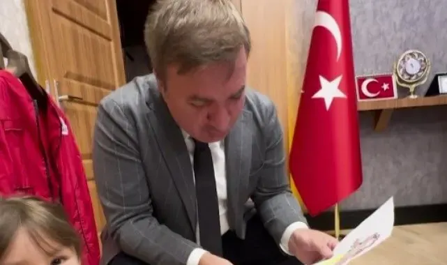 Valinin minik ziyaretçisi gönüllere dokundu