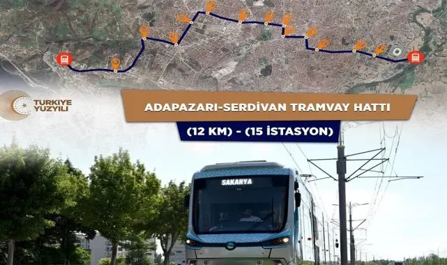 Sakarya'da raylı sistemin ilk etabı için proje başlıyor