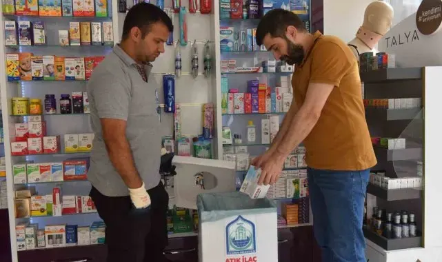 Yıldırım'da atık ilaçlar çöpe gitmiyor