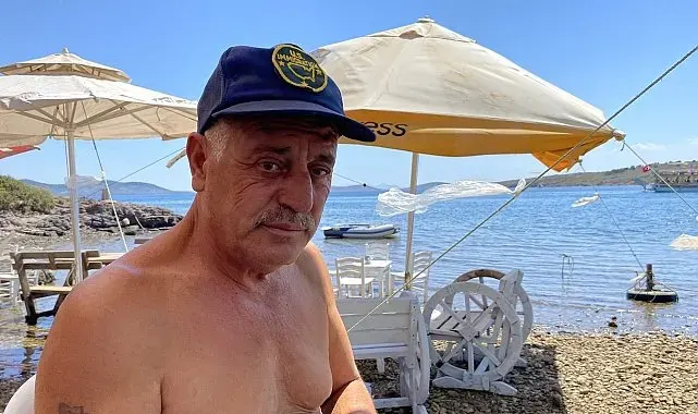 Ayvalık'ta can pazarı...Akıntıya kapılan tatilci şişme botla kurtarıldı
