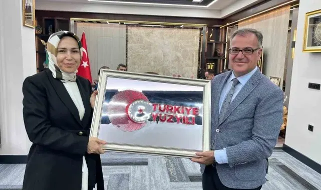 Başkan Özdoğan'a Asuman Erdoğan'dan ziyaret
