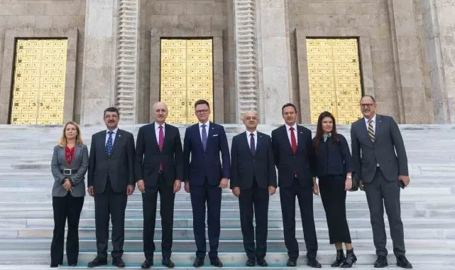 TBMM Başkanı Kurtulmuş, Polonya Meclis Başkanı Holownia ile bir araya geldi