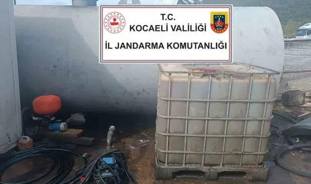 Kocaeli'de 25 bin litre kaçak akaryakıt ele geçirildi