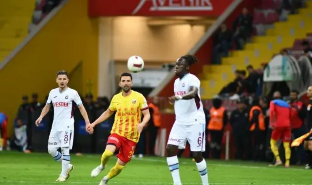 Kayserispor galibiyet için Trabzon'a gitti