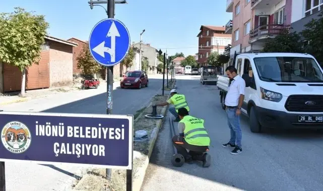 İnönü'de sokaklar ışıl ışıl oluyor