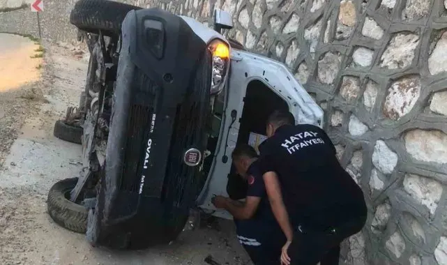 Yayladağı'nda trafik kazası: 2 yaralı