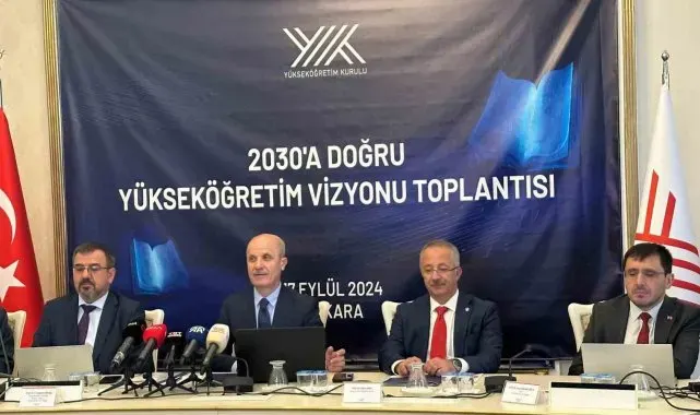 YÖK Başkanı Özvar, '2030 Vizyonu' için 5 bölgesel toplantı düzenleneceğini bildirdi
