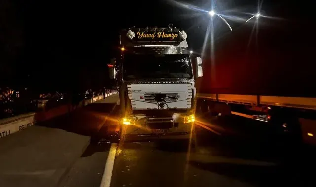 Ankara'da tırın çarptığı motokurye hayatını kaybetti