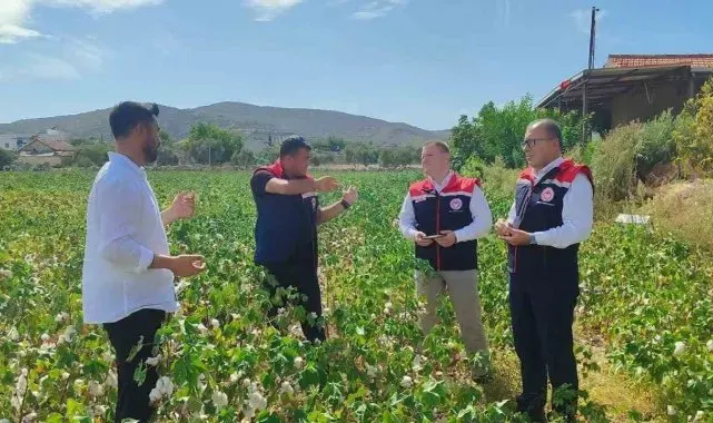 Didim'de üretim alanları kontrol edildi
