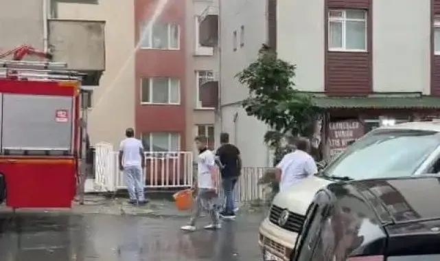 Zonguldak'ta çıkan ev yangını korkuttu