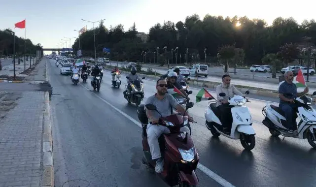 Filistin'e destek konvoyu düzenlendi