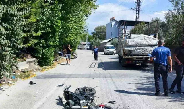 Erzin'de trafik kazası: 1 yaralı