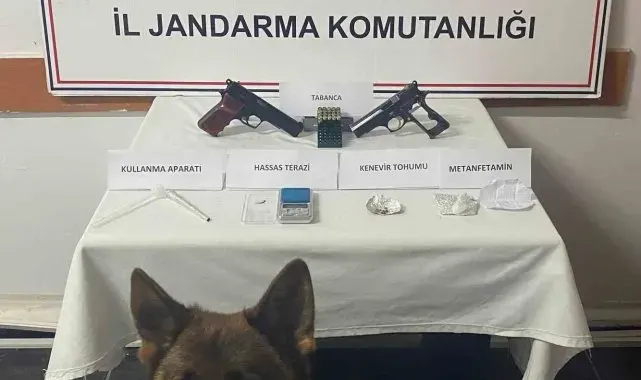Gümüşhane'de jandarmadan uyuşturucu operasyonu