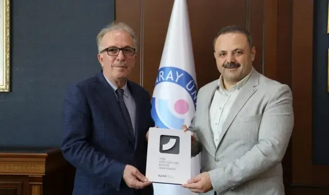 BARÜ Rektörü Uzun, Aksaray Üniversitesi Rektörü Arıbaş'ı ziyaret etti