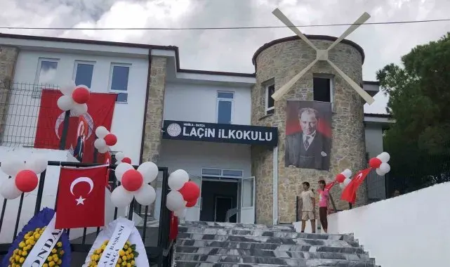 Datça'da hayırsever tarafından yaptırılan okulun açılışı yapıldı