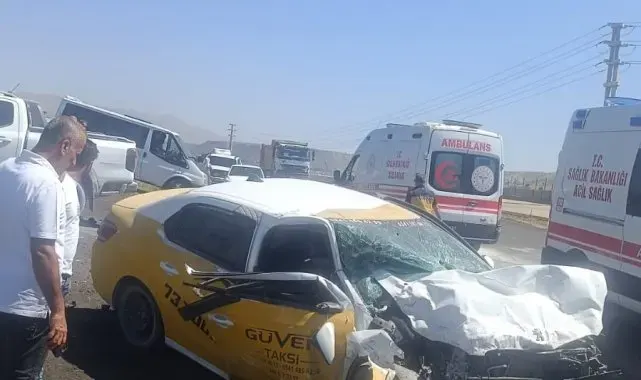 Şırnak'ta trafik kazası: 2 ağır yaralı