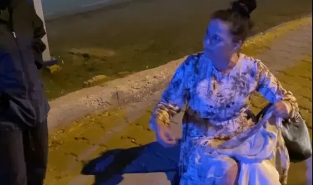 Aksaray'da polisin karayolundaki anne ve kızı ile imtihanı