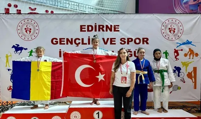 Sakaryalı judocu Edirne'de altın madalyanın sahibi oldu