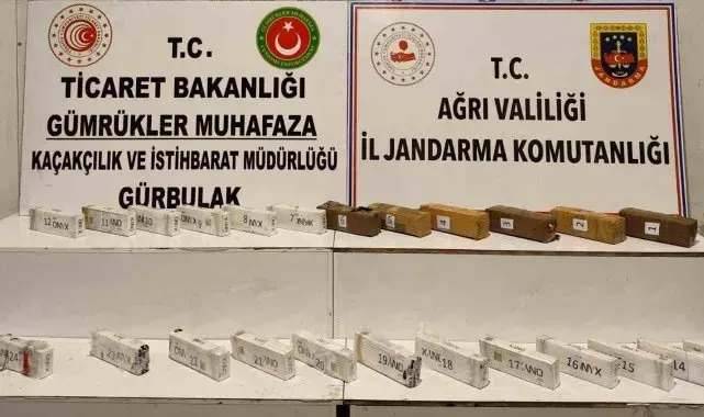 Ağrı'da 12 kilo 616 gram esrar ele geçirildi
