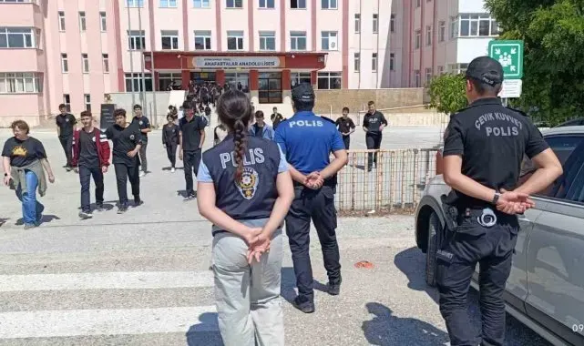 Okul çevrelerinde denetim yapıldı
