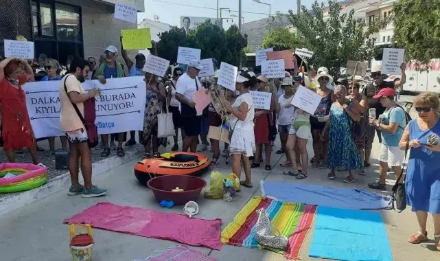 Datça'da vatandaşın parasız denize girebileceği yer kalmadı