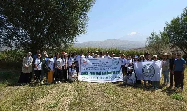 Ağrı Dağı Milli Parkı'nda öğrencilere bilgilendirme yapıldı