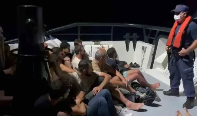 Marmaris'te 23 düzensiz göçmen kurtarıldı