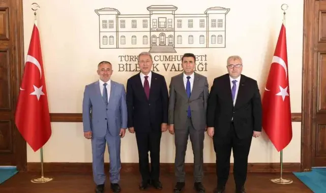 TBMM Milli Savunma Komisyonu Başkanı Akar'dan Bilecik Valiliğine ziyaret