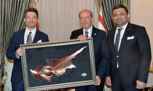KKTC Cumhurbaşkanı Tatar, DEGİAD heyetiyle görüştü